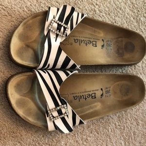 Zebra betula sandals